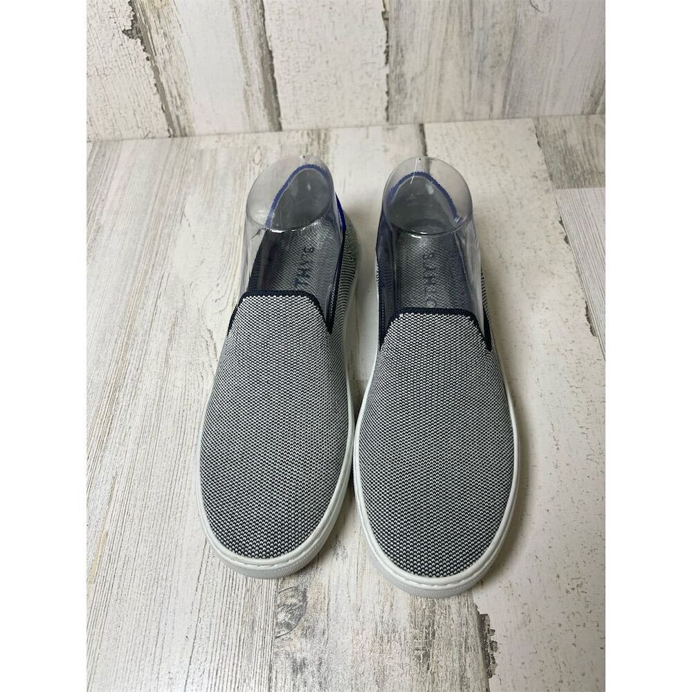 Rothys‎ The Sneaker Black White Marled Slip On Shoes Womens 8 Sustainable Flat